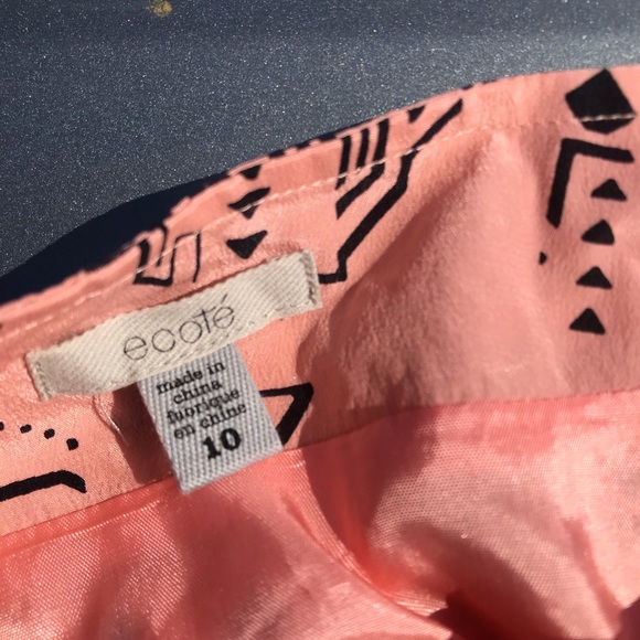 Pink Ecote Mini Skirt - Picture 7 of 7